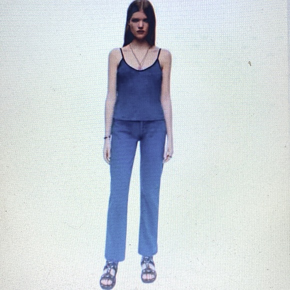 NWT RE/DONE Levi’s Button Fly Tinted Blue Steel 90s Jean - Picture 3 of 14